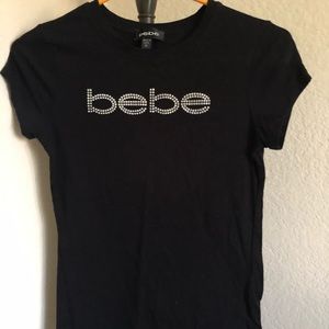 New bebe Logo Short Sleeve Tee